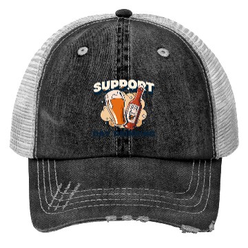 Discover Support Day Drinking Trucker Hats