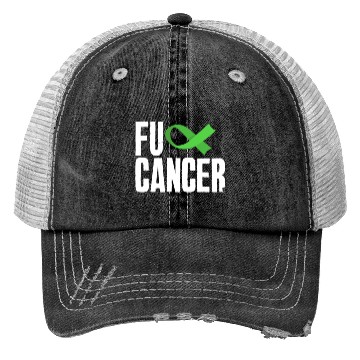 Discover Non-Hodgkin Lymphoma Awareness Fuck Cancer Trucker Hats