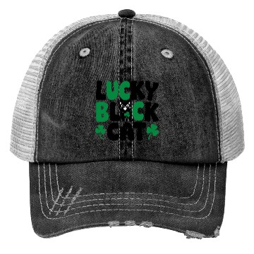 Discover Black Cat Lover Designs Trucker Hats