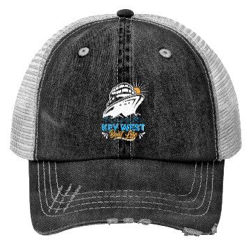 Discover KEY-WEST BOAT LIFE Sailing Florida Keys West Keys Trucker Hats