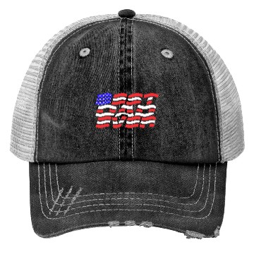 Discover Best Dad Ever US Flag Trucker Hats