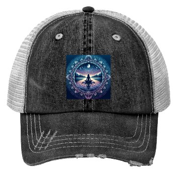 Discover Mandala yoga Trucker Hats