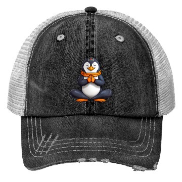 Discover Yogi Penguin Trucker Hats