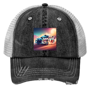 Discover Vintage Rally Car Trucker Hats