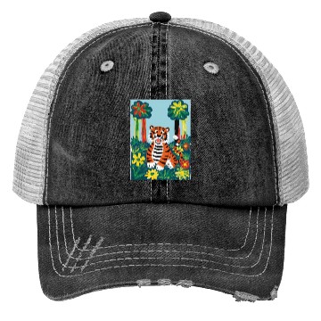 Discover Surprising tiger Trucker Hats