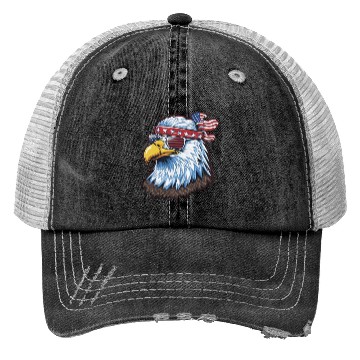 Discover America Est 1776. USA Trucker Hats