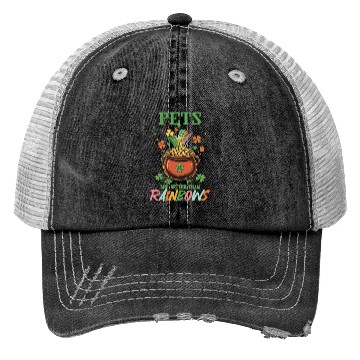 Discover St Patricks Day Pets Better Than Rainbows Trucker Hats