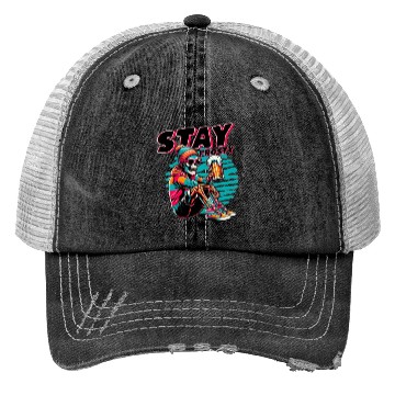 Discover Skeleton with Beer - Fun and Edgy Trucker Hats