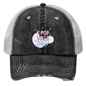 Discover K-Pop Vibes Only-stylish K-pop Design Trucker Hats