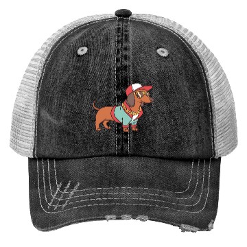 Discover Hip Hop Dachshund Music Dachshund Song Singing Trucker Hats