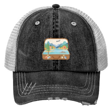 Discover Explore More - Journey into Nature Trucker Hats
