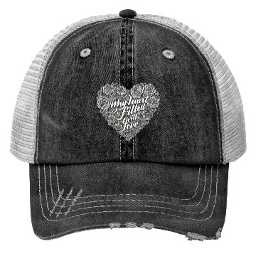 Discover My Heart Filled with Love Trucker Hats