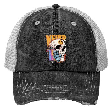 Discover weird vibes Trucker Hats