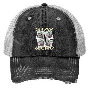 Discover Stay Weird Trucker Hats