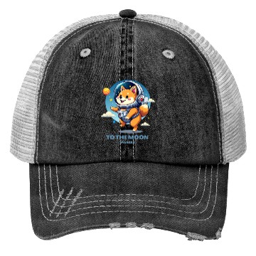 Discover Shiba Inu Space Explorer Trucker Hats