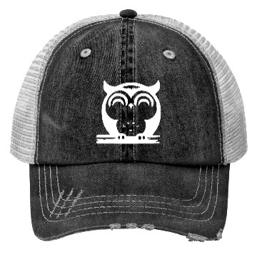 Discover Cute Sleeping Owl Trucker Hats