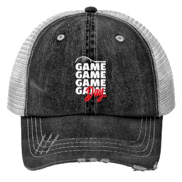 Discover Tennis Game Day Enthusiasm Trucker Hats