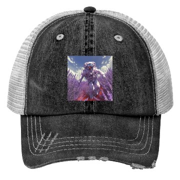 Discover post nuclear lavender farmer Trucker Hats
