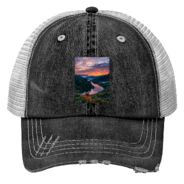 Discover Twilight Riverbend Trucker Hats