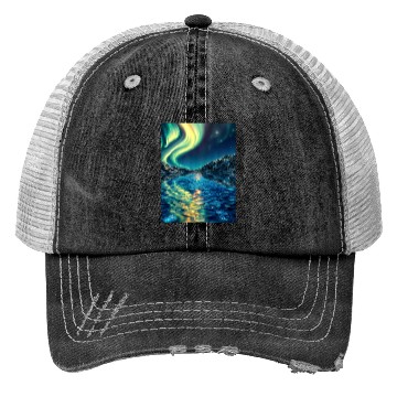Discover Crystal Lake of Aurora Trucker Hats