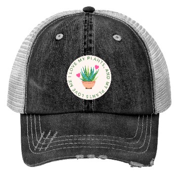 Discover Love is in the Air (Plants) Trucker Hats