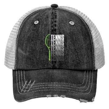 Discover Tennis Enthusiast Passion Reflection Trucker Hats