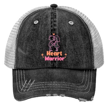 Discover Heart warrior, valentine Trucker Hats