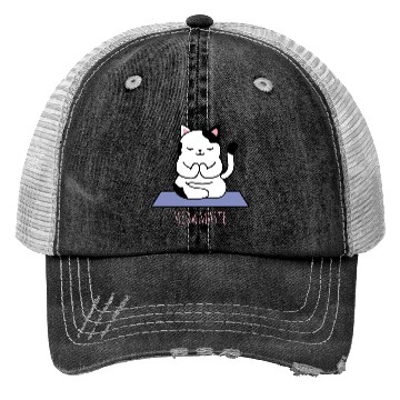 Discover Meowmaste - Animal Yoga Trucker Hats