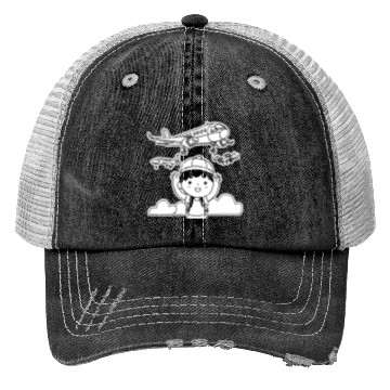 Discover Funny Aircraft Trucker Hats