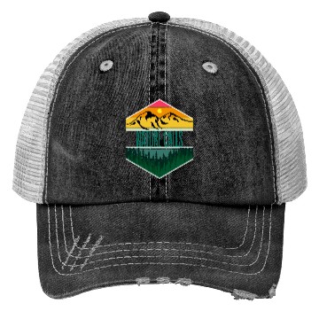 Discover Nature calls adventure Trucker Hats