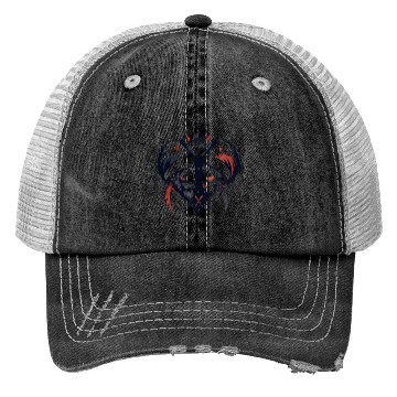 Discover Pirate Love: Romantic Skull & Crossbones Trucker Hats