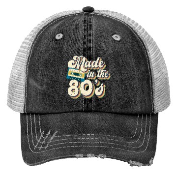 Discover Retro 80s Style design Perfect for Nostalgia Fans Trucker Hats