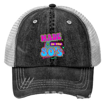 Discover Retro 80s Style design Perfect for Nostalgia Fans Trucker Hats