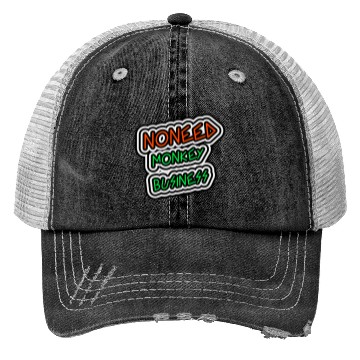 Discover NO NEED MONKEY BUSINESS Trucker Hats