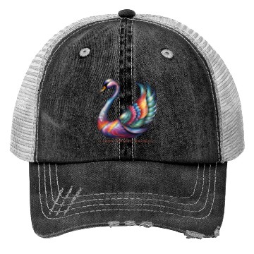 Discover Libra Spirit Animal Swan Alebrije Trucker Hats