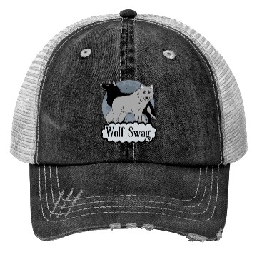 Discover Black Wolf Swag | Wolf and Badge Trucker Hats
