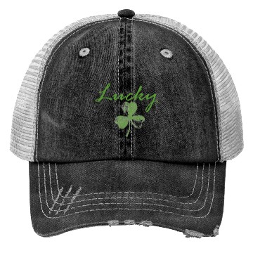 Discover Lucky Shamrock Trucker Hats