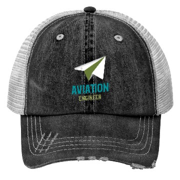 Discover Aviation Engineer Trucker Hats