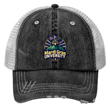 Discover Mardi Gras University Peacock Women's Mardi Gramas Trucker Hats