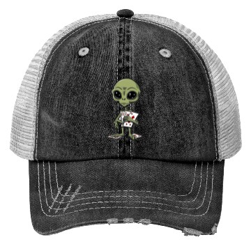 Discover Alien Cards 1 Trucker Hats