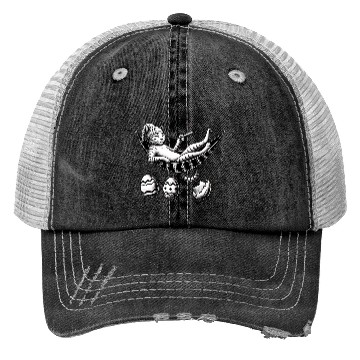 Discover Easter Cat Chill Mode Trucker Hats