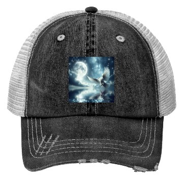 Discover Moon & Stars with Dove Trucker Hats