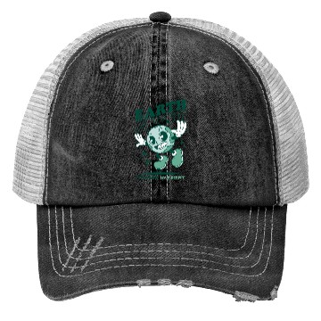 Discover Earth First Retro Cartoon Trucker Hats