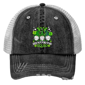 Discover Shenanigans Squad St Patricks Day Gnomes Irish Trucker Hats