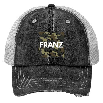 Discover Franz Name Trucker Hats Men Good Quality Camouflage