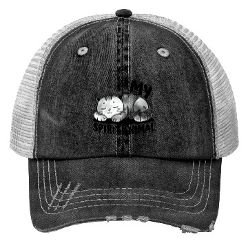 Discover My Spirit Animal – Sleeping Cat Trucker Hats