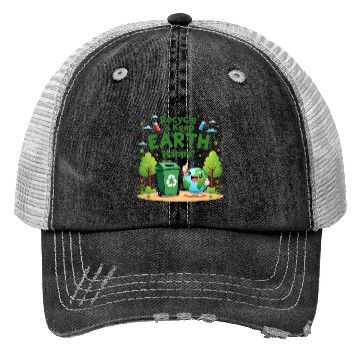 Discover ecycle & Keep Earth Happy Trucker Hats