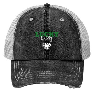 Discover Lucky Lassy with Heart Trucker Hats