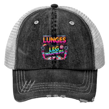 Discover Lunges And Leg Warmers 80s Aerobics Trucker Hats