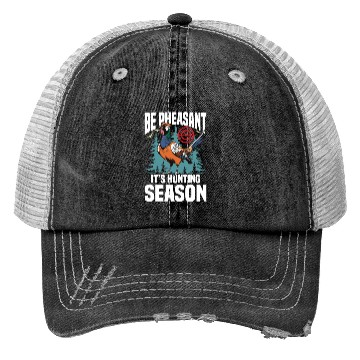 Discover Pheasant Hunting for Hunters Trucker Hats
